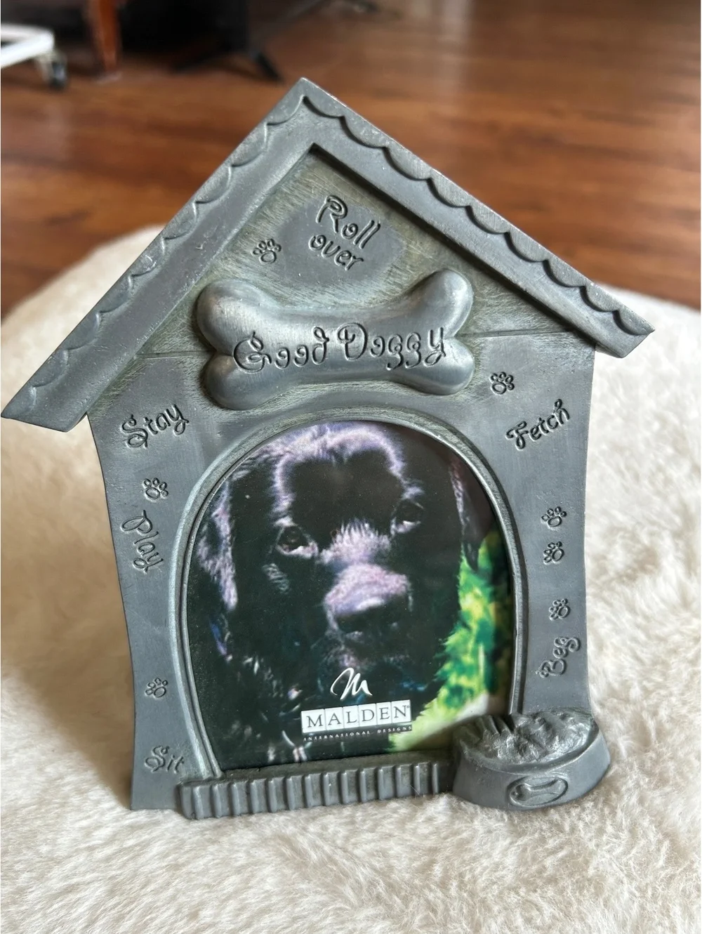 Malden Good Doggy Dog House Shaped Picture Frame